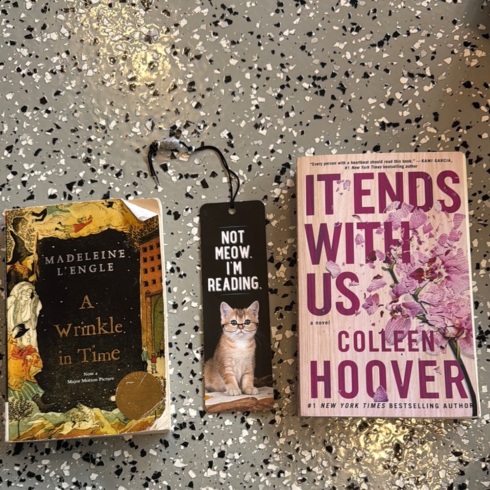 A Wrinkle in Time and It Ends With Us Books